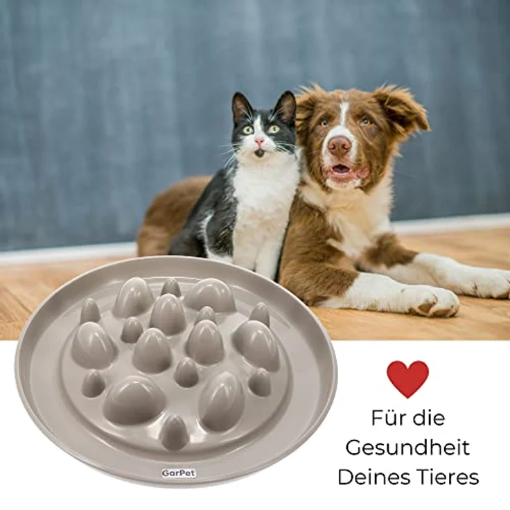 Anti Schling Napf Fressnapf langsam fressen gegen schlingen Antischlingnapf Hunde Katzen langsame Fütterung – Bild 5