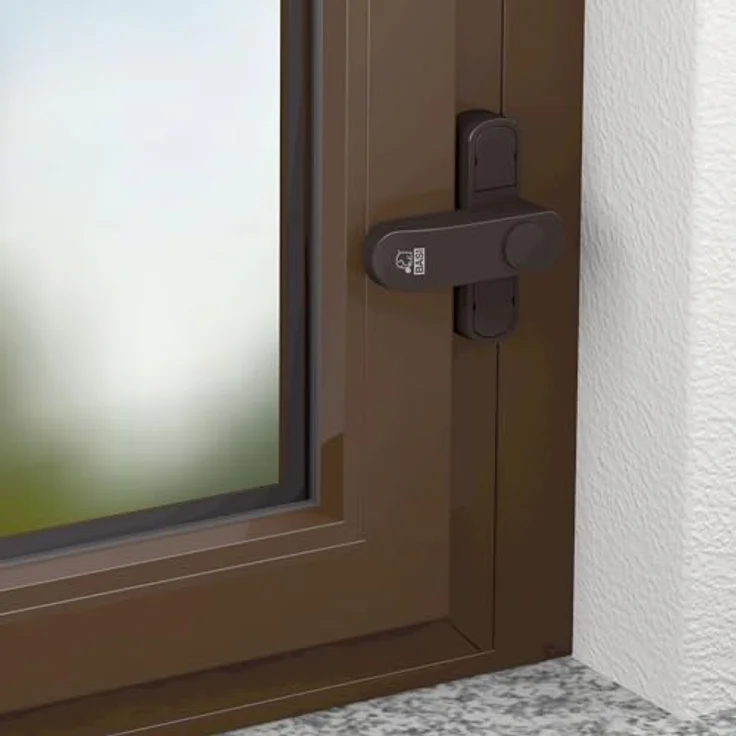 BASI - Fenster- und Fenstertürenzusatzsicherung - SET - 5x FS 500 - Braun - 5x1100-0051 – Bild 3
