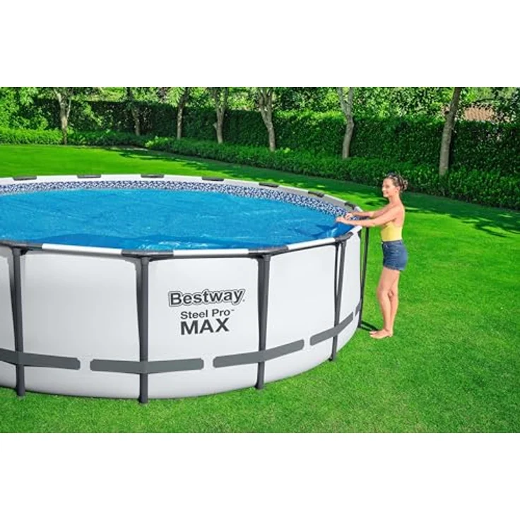 Bestway SolarAbdeckplane, für Fast Set und Power Frame Pools Ø417 cm – Bild 5