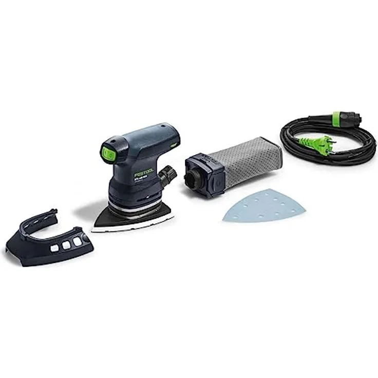 Festool Deltaschleifer DTS 400 REQ (mit StickFix Schleifschuh 100 x 150 mm, Protector, Longlife-Staubfangbeutel)