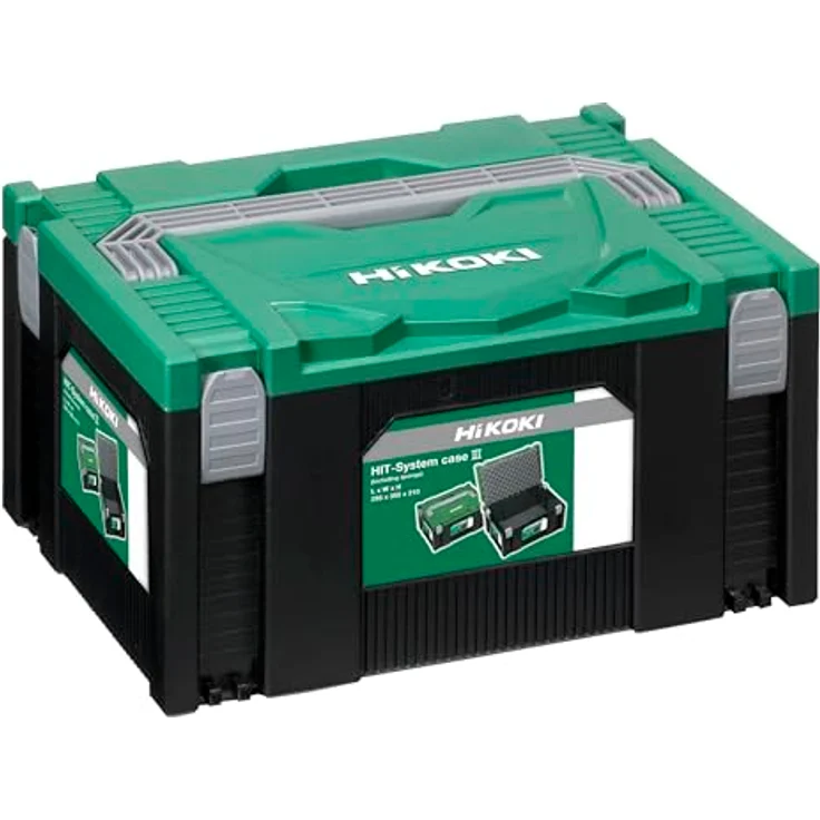 Hitachi Hikoki Transportkoffer, 295x395x210 mm, Grün Schwarz – Bild 2