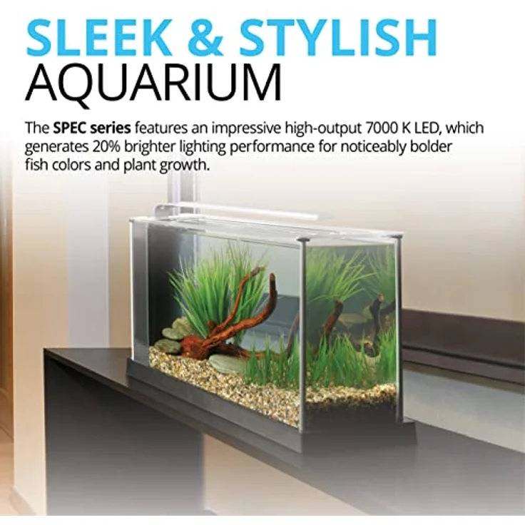 Fluval Spec 3 Nano Aquarium, mit 10L Fassungsvermoegen, in weiss – Bild 3