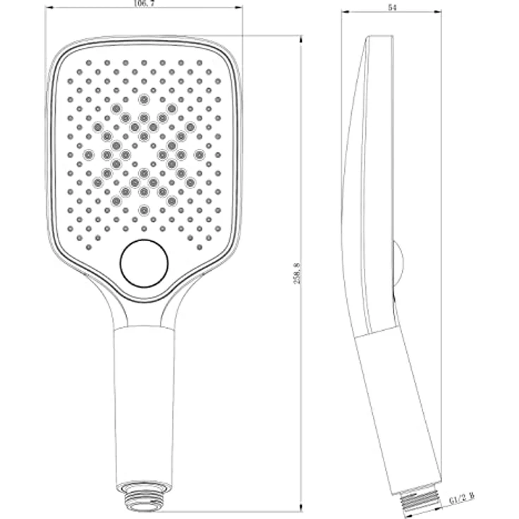 Bernstein Duschsystem 3011 PRO, Duschsäule Thermostat Schwarz - Inkl. Handbrause & Regenduschkopf, Cool-Body-Funktion, Verbrühschutz bei 38°C – Bild 6