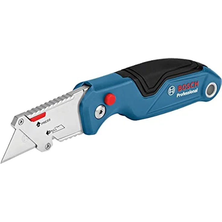 Bosch Professional 2 tlg. Messer Set (mit Universal Klappmesser und Profi Cuttermesser, inkl. Ersatzklingen, in Blister) – Bild 3