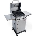 CHAR-BROIL Gasgrill Performance PRO S 2 TRU-Infrared 2-Brenner Grill | Hochleistungs Sear-Brenner für Temperaturen von bis zu 900° und eine perfekte Grill-Kruste | silber