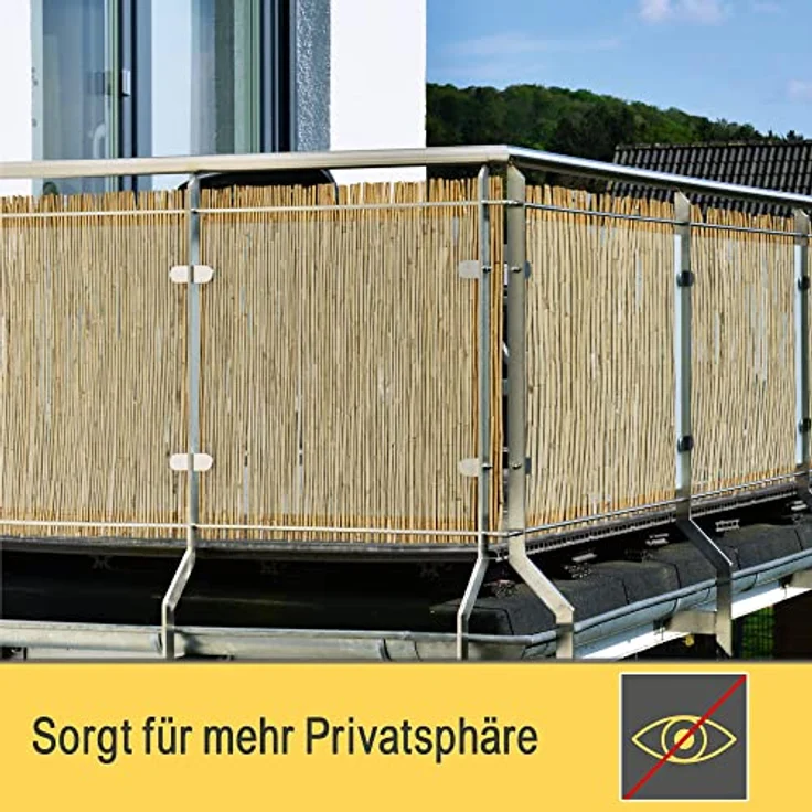 Sol Royal SolVision S36 Sichtschutzmatte Schilf 100cm, 600cm – Bild 10