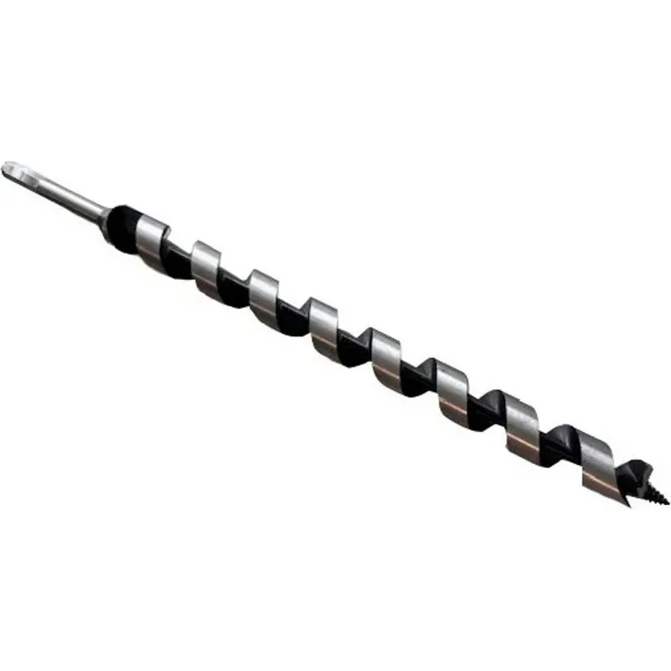 Westfalia Werkzeug Schlangenbohrer, Bohrer- und Bit-Set mit 28 mm Durchmesser, 460 mm Länge und 12 mm Aufnahmeschaft aus hochwertigem Stahl
