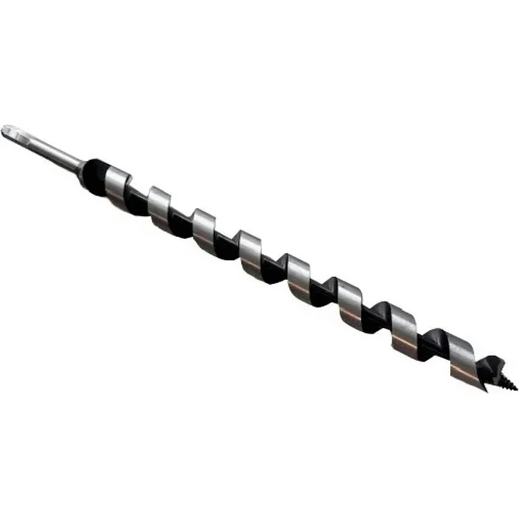 Westfalia Werkzeug Schlangenbohrer, Bohrer- und Bit-Set mit 28 mm Durchmesser, 460 mm Länge und 12 mm Aufnahmeschaft aus hochwertigem Stahl