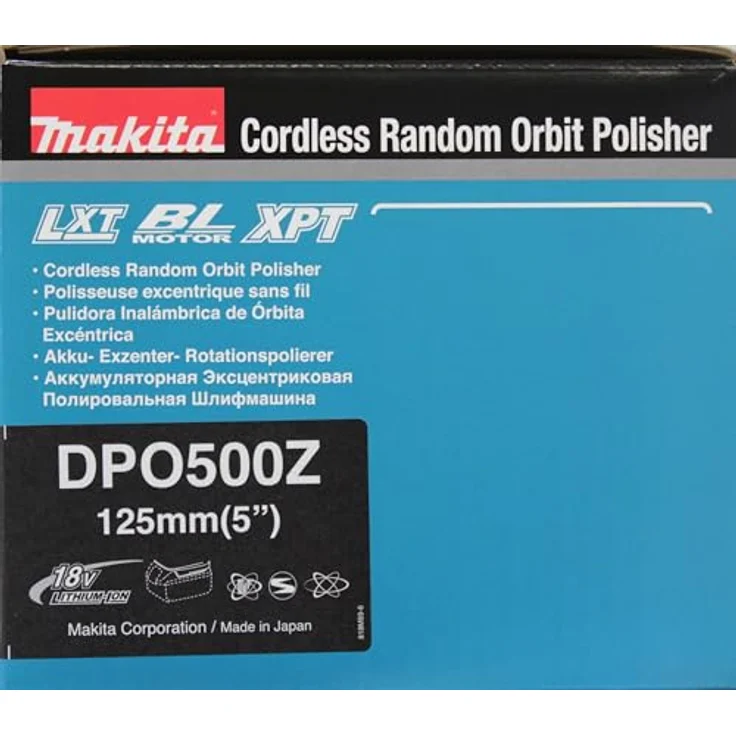 Makita DPO500Z 18V Akku-Exzenterpolierer ,  ohne Akku ohne Ladegerät – Bild 18