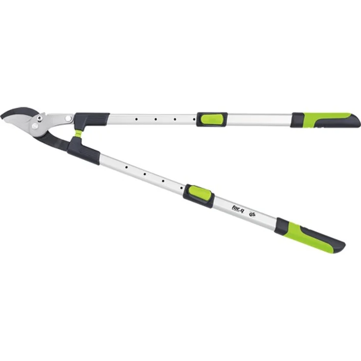 for_q 9NKV Teleskop-Astschere, ausziehbar, bis 38 mm, Karbonklinge, stufenlos verstellbar, kraftsparende Hebelwirkung