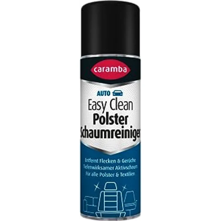 Caramba Easy Clean Polster Schaumreiniger, Spray für Autositze, Sofas, Teppiche und mehr, Reinigt Textilstoffe, Leder und Kunststoff, 300 ml