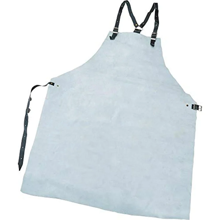 Rensing 3931 Spaltleder-Schürze, Weiß, 80 x 100 cm – Bild 3