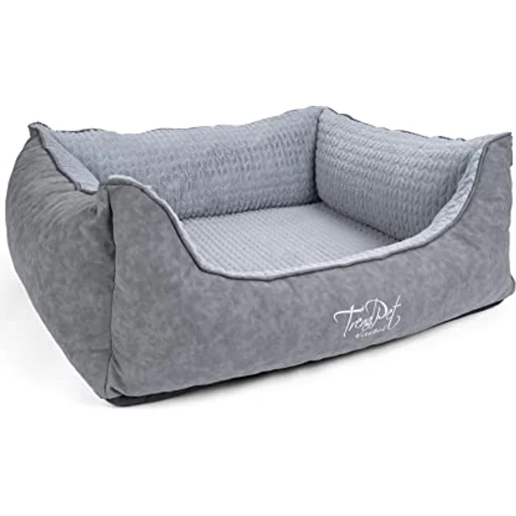 TrendPet VitaBed Style - Orthopädisches Hundebett, 60x50cm, Grau – Bild 5