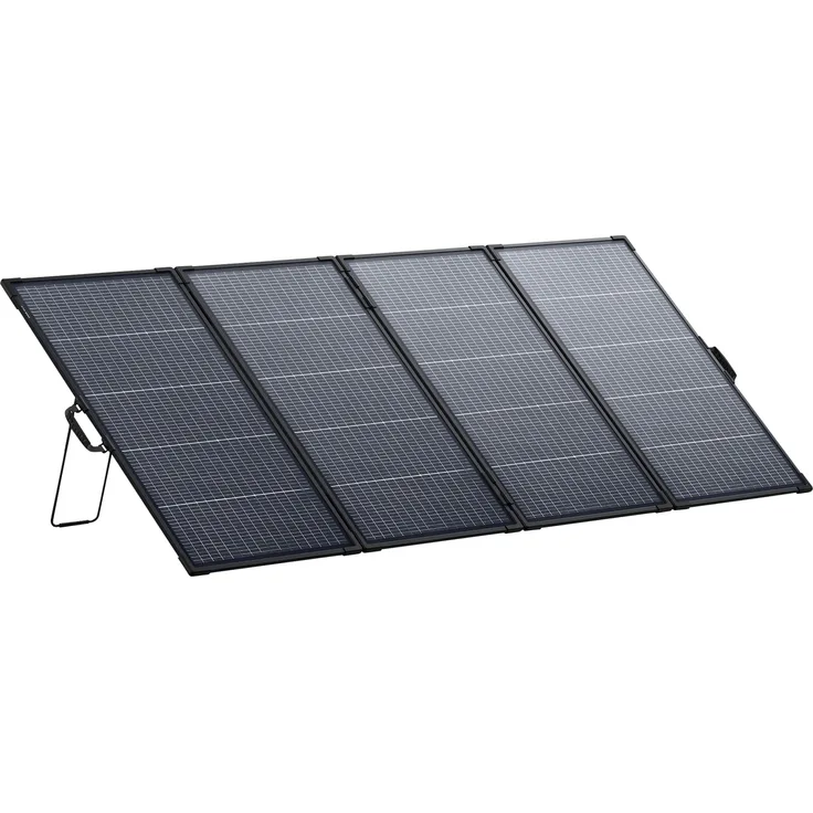 Anker SOLIX PS400 B, tragbares 400W bifaziales Solarpanel mit faltbarer Bauweise und robuster Glassilanstruktur