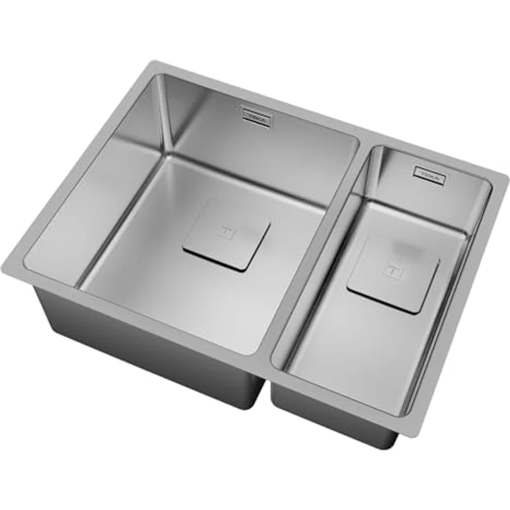 TEKA FlexLinea RS15 2C 580, Rechteckiges Edelstahl-Waschbecken mit 2 Spülbecken und 3in1 Flexinstallation – Bild 3