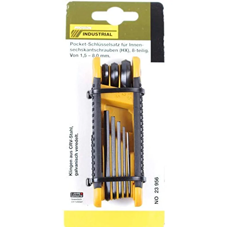PROXXON INDUSTRIAL Bohrer- und Bitset 23956, 8-teilig mit Innensechskant-Bits aus Chrom-Vanadium-Stahl – Bild 7