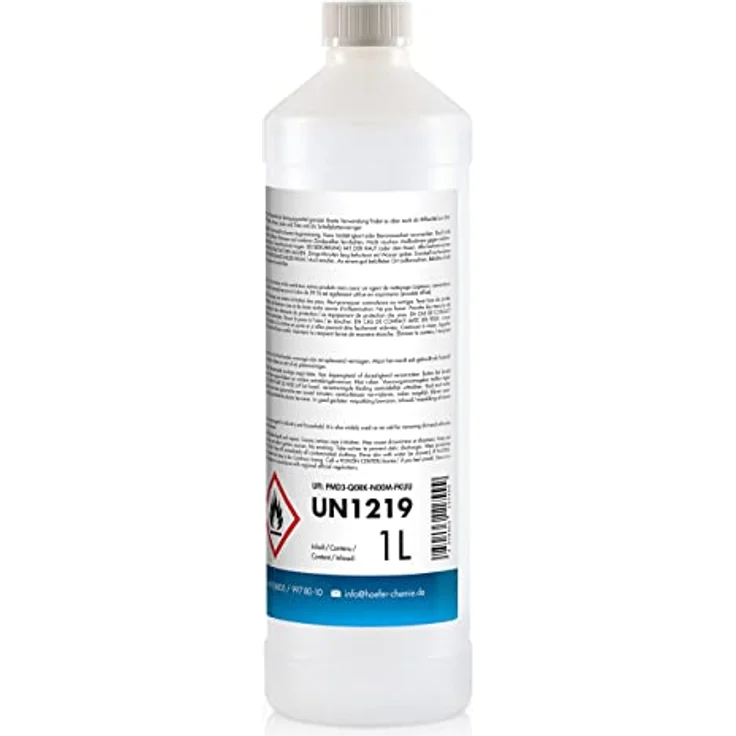 30 x 1 L Isopropanol 99,9% IPA von Höfer Chemie frisch abgefüllt in handliche 1 L Flaschen - perfekt als Lösungsmittel und Fettlöser geeignet – Bild 4