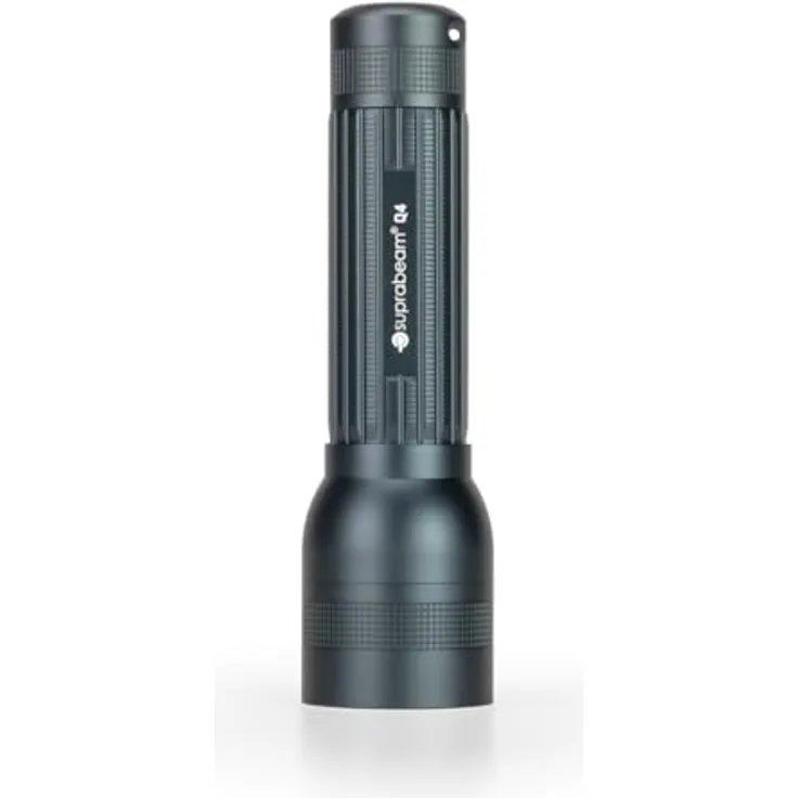 Suprabeam Taschenlampe Q4 (12.90 cm, 400 lm) mit stufenloser elektronischer Dimmung, Hyperfokus Schiebe-Optiksystem