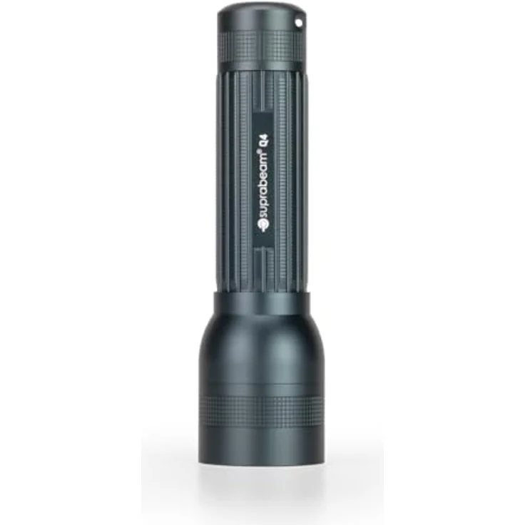 Suprabeam Taschenlampe Q4 (12.90 cm, 400 lm) mit stufenloser elektronischer Dimmung, Hyperfokus Schiebe-Optiksystem – Bild 1