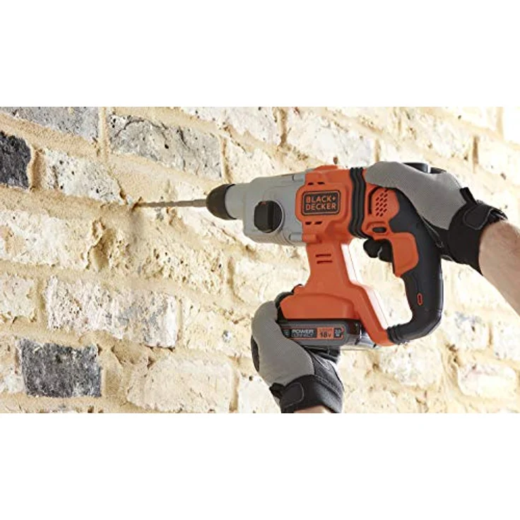 Black + Decker 18V SDS-Plus Akku-Kombi-Hammer OHNE Akku und Ladegerät - BCD900B-XJ – Bild 3