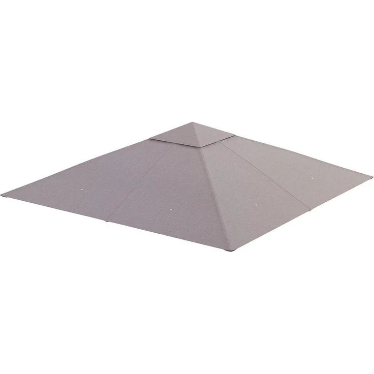 Outsunny Pavillon-Ersatzdach Beige 180 g/m², 295 x 295 cm (Ersatzdach, Pavillondach) 298x295 für Metall-Gartenpavillon