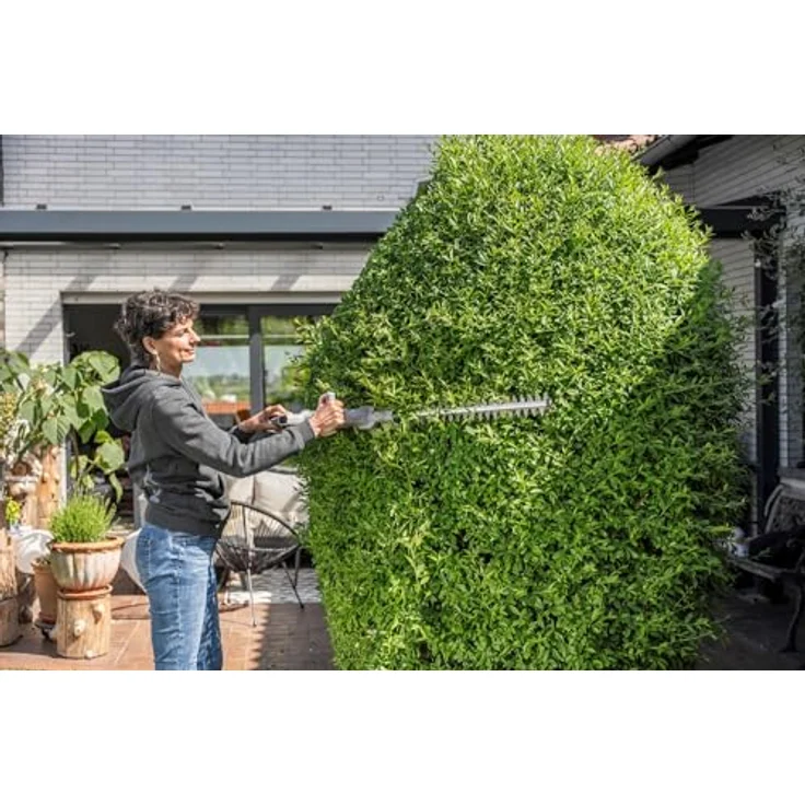 IKRA Akku Teleskop Heckenschere ICPH 2050, 20V, 50 cm Schnittlänge, teleskopierbar 105–210 cm, inkl. 2 Akkus & Schnelllader – Bild 5