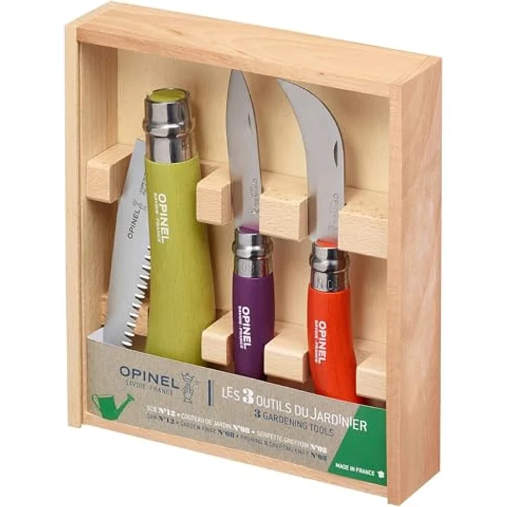 Opinel Garten-Set 3-teilig, bunt Freizeitmesser – Bild 2