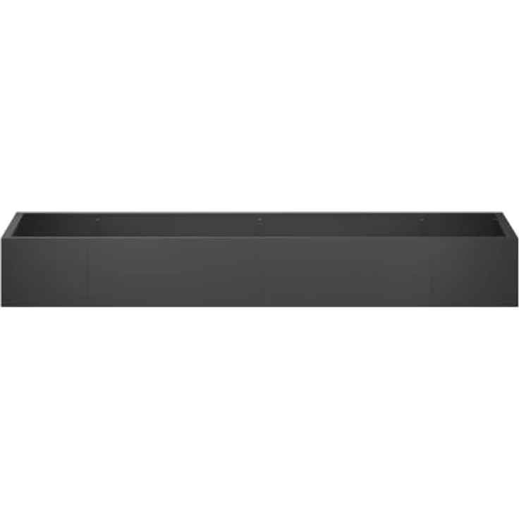 vidaXL Beetumrandung Stützmauer, 8 Teile 300 x 100 x 50 cm, wetterbeständige Stahlkonstruktion in Schwarz, flexibles modulares Design – Bild 7