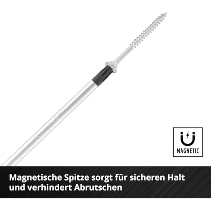 Einhell Schraubendreher-Set 5-tlg. T-Profil, CrV-Klingen, magnetische Spitze, ergonomische Griffe, Profilgrößen T10/T15/T20/T25/T30 – Bild 4