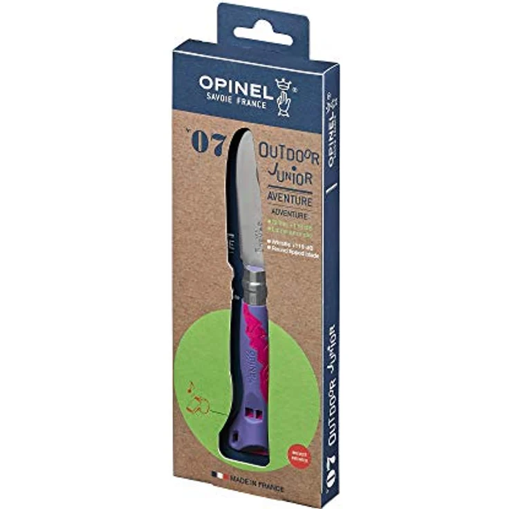 Opinel Outdoor Junior No. 07 Taschenmesser mit Pfeife lila – Bild 3