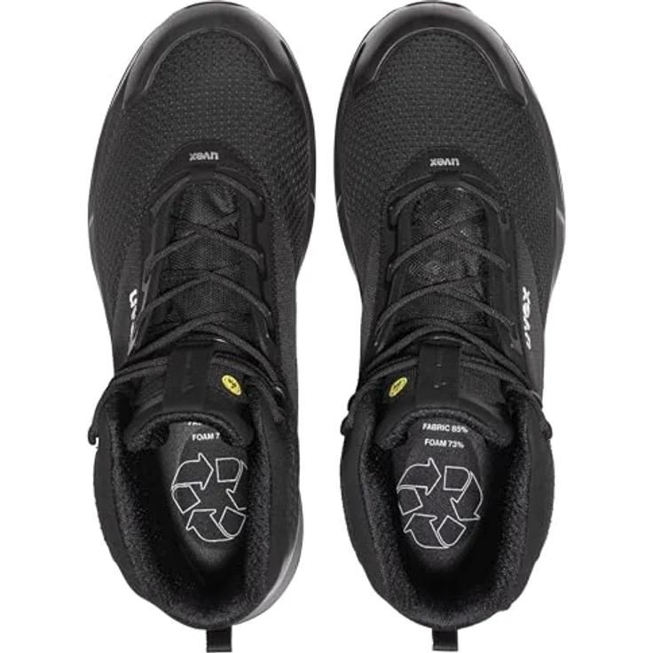 Uvex Sports uvex 1 x-craft Stiefel S1 PL 68012, Sicherheitsschuhe mit Abriebfestigkeit, flexibler Sohle, schwarz, Größe 50, Weite 11 – Bild 2