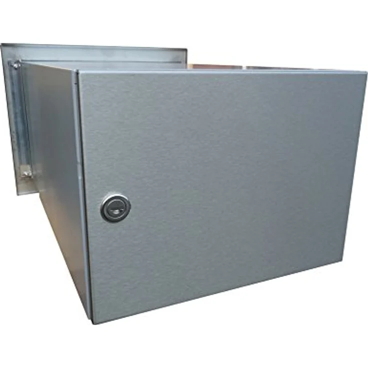 Letterbox24 B-242 XXL Edelstahl Mauerdurchwurf Briefkasten (Tiefe: 39-62 cm) - wetterfest und langlebig – Bild 3