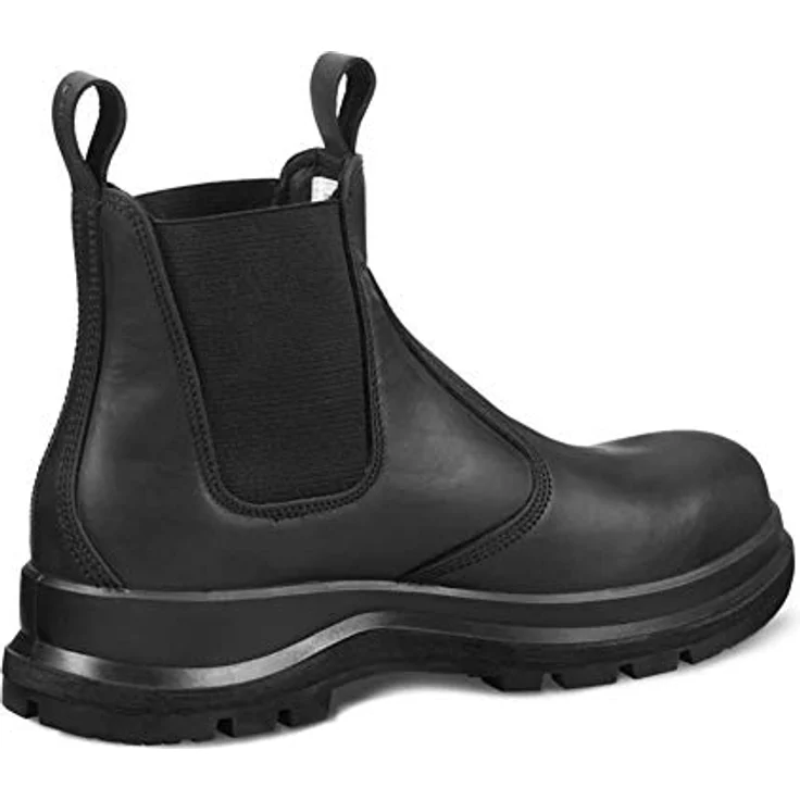 Carhartt Carter Chelsea Boot, Sicherheitsstiefel S3 aus geöltem Leder, schwarz, halblang mit Vibram-Laufsohle – Bild 2