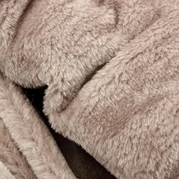 CanadianCat Company Katzen Kuschelsack für Heizkörper, beige, flauschiges Kuschelbett mit verstellbaren Bügeln, geeignet für Heizkörper bis 13 cm tief, 47 x 35 x 42 cm – Bild 3