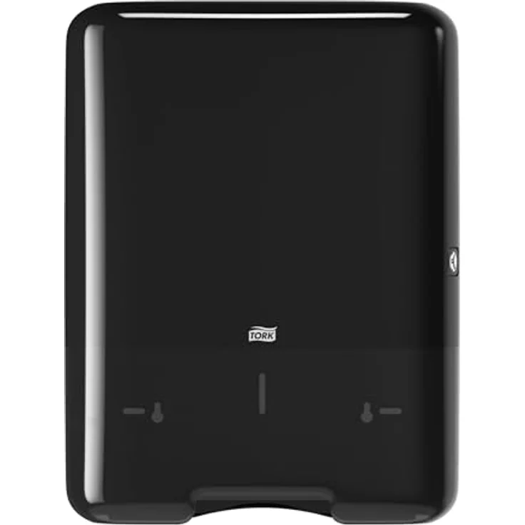 Tork 553008 Papiertuchspender H3 für Zickzack- und Lagenfalz Handtücher, Elevation Design, hygienische Einzeltuchentnahme, Schwarz – Bild 2