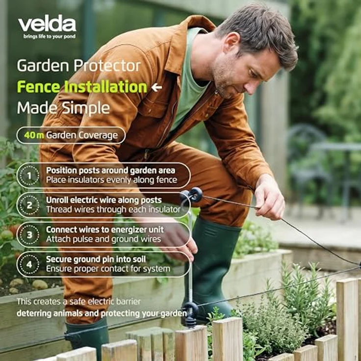 Velda Abschreckdraht Garden Protector – Bild 7