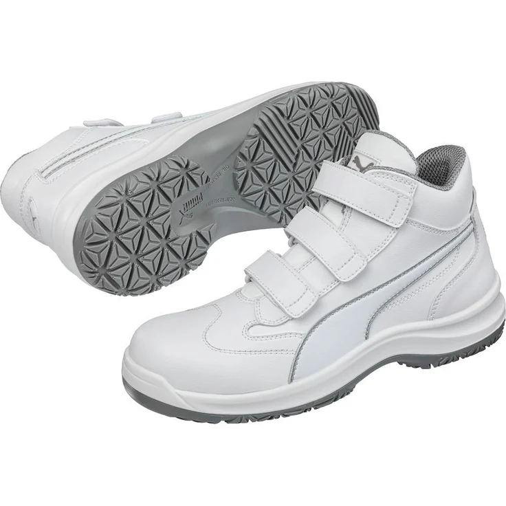 PUMA Safety Absolute MID Sicherheitsschuh S2, Unisex, Microfaser, atmungsaktiv, schwarz – Bild 1
