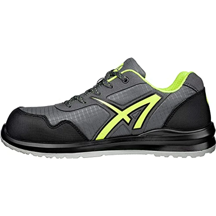 ISM Sicherheitsschuh DRIFTER GREEN LOW, S1P zertifiziert, grau/grün, Größe 41, rutschfeste DUO-PU-Sohle, wasserabweisendes Mikrofaser-Ripstop-Gewebe – Bild 6