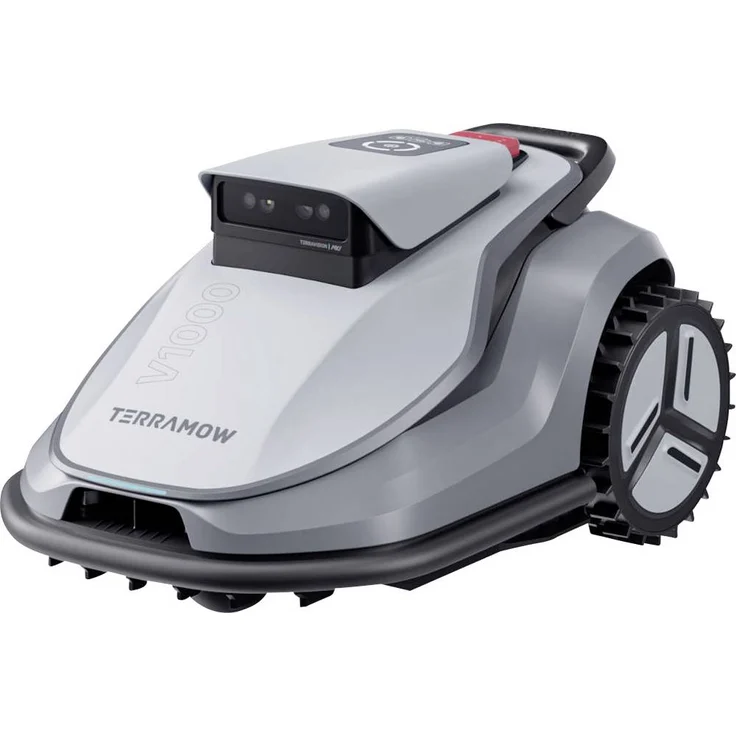 TERRAMOW V1000 Mähroboter, Premium-Modell mit TerraVision 2.0 und KI-gestützter Kartierung, für Flächen bis 1200 m²
