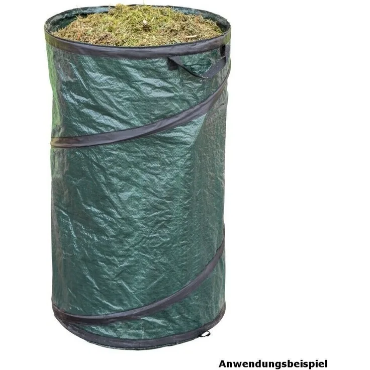 TRIZERATOP Gartensack Gartensack Gartenabfallsack - PopUp 45 x 75 cm 120 Liter selbststehend, grün