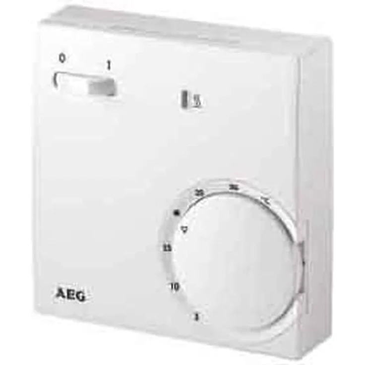 AEG Temperatur-Regler RT 601 SN, 2-Punkt, Temperatureinstellung 5-30 °C, Aufputz, Kontrolllampe, reinweiß – Bild 2