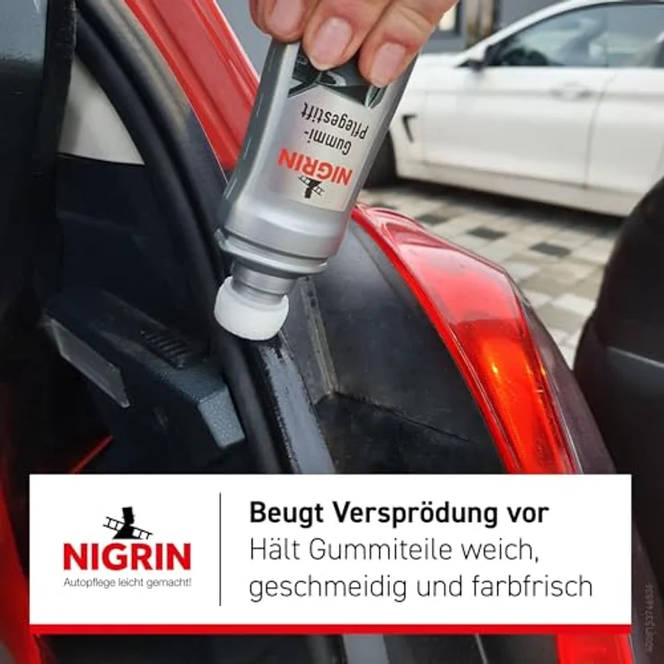 Nigrin Gummipflege 75 ml mit Rapsöl – Bild 3