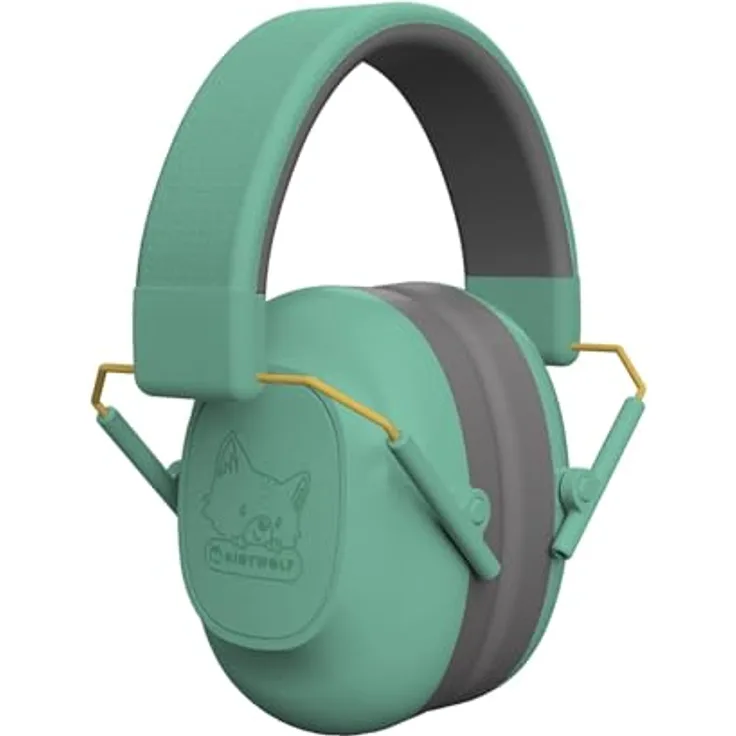 Kidywolf Kidynoise, Gehörschutzstöpsel für Kinder mit 25 dB Lärmreduzierung, faltbar und verstellbar