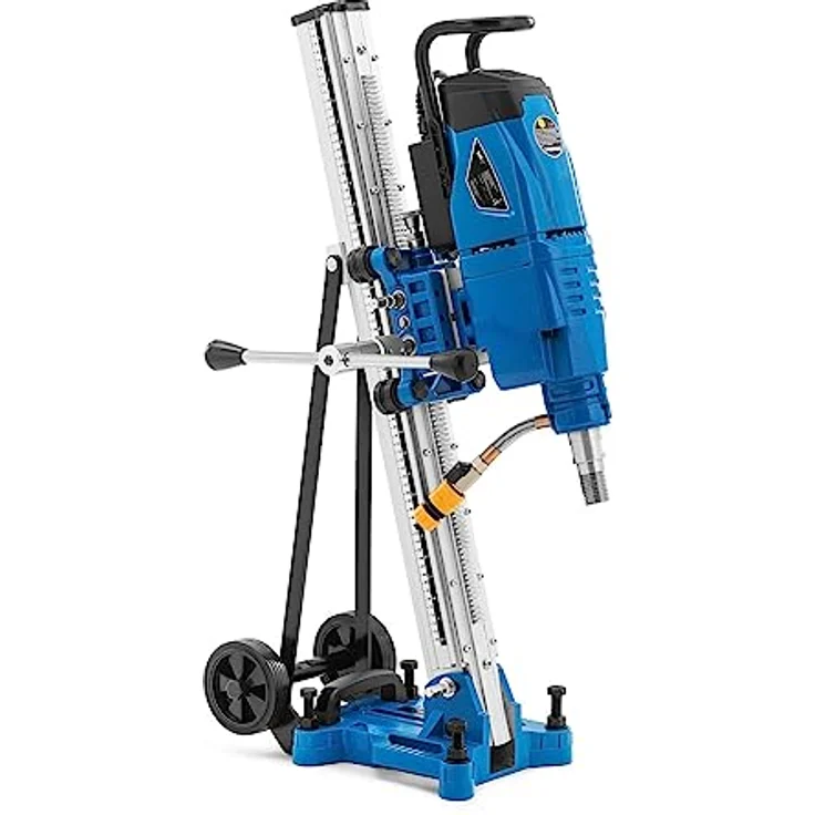MSW MSW-DDM-O5300S Kernbohrgerät, 3700 W, 610 U/min, präzise Diamantbohrmaschine für Trocken- und Nassbohrungen, bis 350 mm Durchmesser, mit PRCD Schutzschaltung – Bild 1