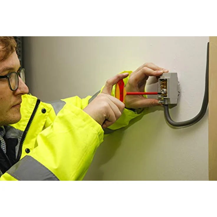 C.K Schraubendreher C.K VDE Sechskantschlüssel Schlüsselweite (Metrisch): 4 mm, VDE/EN 60900 geprüft, gelb – Bild 2