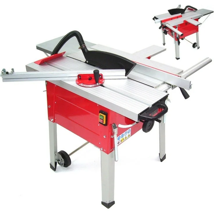 Apex Formatkreissäge 315 Tischkreissäge, vielseitig & kompakt, 73mm Schnitthöhe, Alu-Profil, 2200W, blau – Bild 1