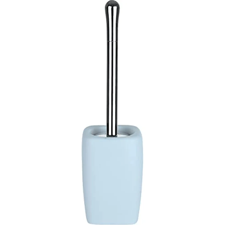 Spirella WC Bürste Toilettenbürste Klobürste Retro Steingut 11,5 x 42 cm - Pastellblau – Bild 1
