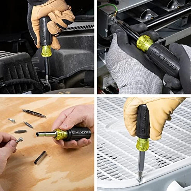 Klein Tools 32500 11-in-1 Schraubendreher-Steckschlüssel mit gepolstertem Griff – Bild 5