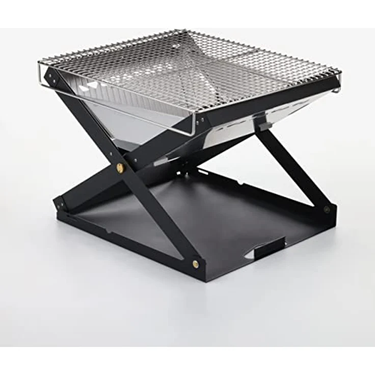 Relags Primus Feuerschale 'Kamoto' Grill, Mehrfarbig, 53 x 39 cm, tragbare Feuerschale aus Edelstahl mit effektiver Verbrennung – Bild 4