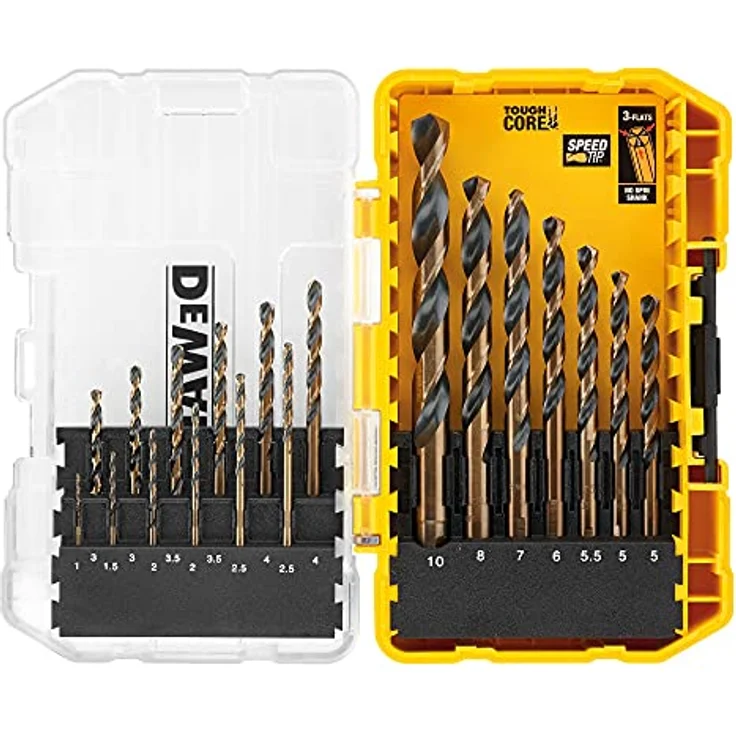 DeWALT DT70728-QZ Metallbohrer-Set 19-tlg. HSS-G, schwarz-gelb – Bild 2